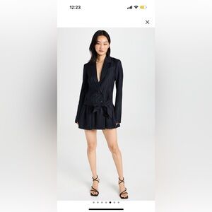 Marissa Webb Drop Waist Blazer Dress